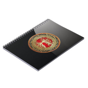 [100] Treasure Trove: Celtic Tree of Life [Gold] Notitieboek