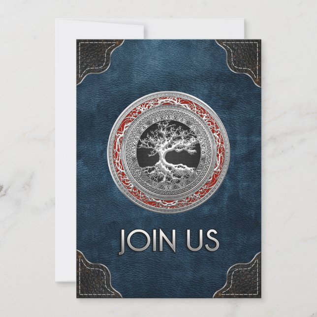 [100] Treasure Trove: Celtic Tree of Life [Silver] (Voorkant)