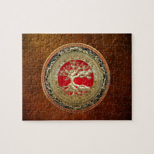 [100] Treasure Trove: Celtische boom of Life [Goud Legpuzzel