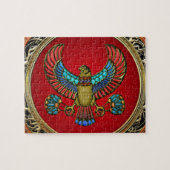 [100] Treasure Trove: Egyptische valk Legpuzzel (Horizontaal)