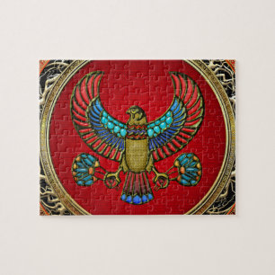 [100] Treasure Trove: Egyptische valk Legpuzzel