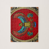 [100] Treasure Trove: Egyptische valk Legpuzzel (Verticaal)