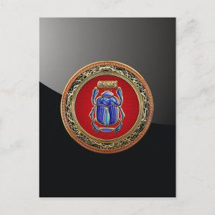 [100] Treasure Trove: Oude Egyptische Scarab Briefkaart