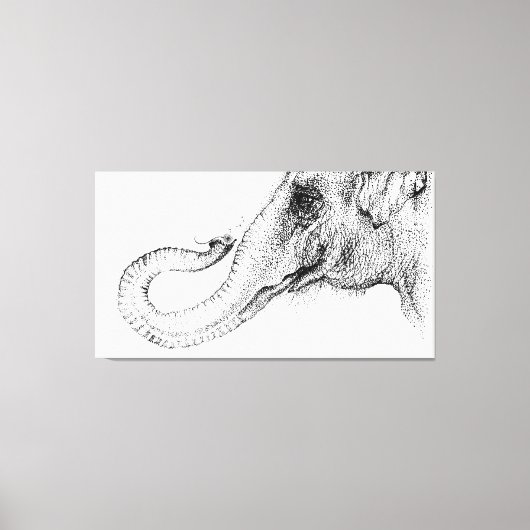100% trouw van olifant door Inkspot Canvas Afdruk (Voorkant)
