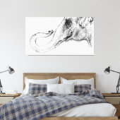 100% trouw van olifant door Inkspot Canvas Afdruk (Insitu (Slaapkamer))