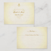 100 Trouwbehuizingen perkamentpapier Informatiekaartje (Voorkant / Achterkant)