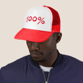 100% Trucker Hat Pet (In situ)