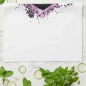 100% twill cotton kitchen towels with a sweet coup theedoek (Gevouwen)