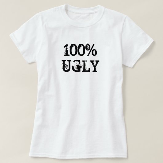 100% Ugly Snoep oranje T-shirt (Design voorkant)
