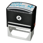 "100%! Uitstekend!" + de naam van de douaneinstruc Zelfinktende Stempel (Product)