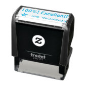"100%! Uitstekend!" Teacher Feedback Rubber Stamp Zelfinktende Stempel (Product)