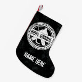 100% Unieke Hockey Goalie Kerst Stocking Kleine Kerstsok (Voorkant (Hangend))