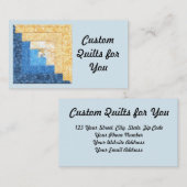 100 unieke Visitekaartjes voor Quilt Design (Voorkant / Achterkant)