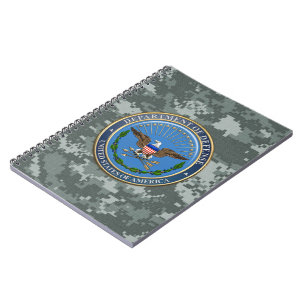 [100] US Ministerie van Defensie (DOD) Embleem [3D Notitieboek