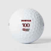 100 uur golfballen (Voorkant)
