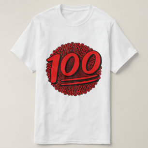 100 van de 100 voor 100 t-shirt