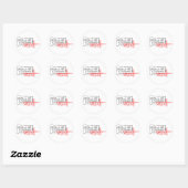 100% van de christenen ronde sticker (Vel)