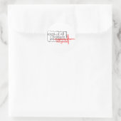 100% van de christenen ronde sticker (Tas)