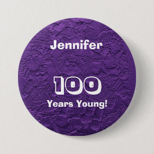 100 van de Jonge Paarse van Doll van de Button