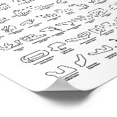 100 van de Wereld Beste Racetracks Poster (Hoek)