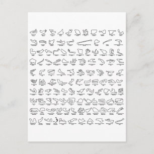 100 van 's werelds beste racks briefkaart