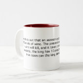 100 vaten met poeder tweekleurige koffiemok (Voorkant links)