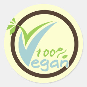 100% Vegaanse Stickers