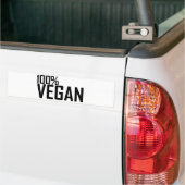 100% vegan bumpersticker (Op Truck)