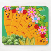 100% Vegan Carrots Peas Muismat! Muismat (Voorkant)