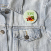 100% Vegan en Trots Ronde Button 5,7 Cm (In situ)