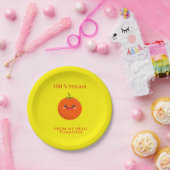 100% Vegan Papieren Bordje (Feest)