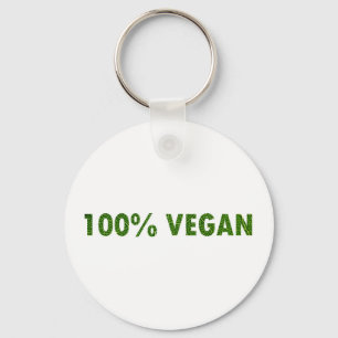 100% Vegan Sleutelhanger