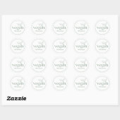 100% Vegan Sticker (Vel)
