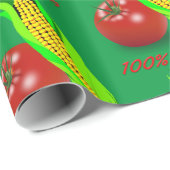 100% Vegan Wrapping Paper Cadeaupapier (Rol Hoek)