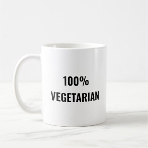 100% Vegetarisch Koffiemok