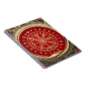 [100] Vegvisir - Viking Gold Magic Runass Notitieboek (Rechterzijde)