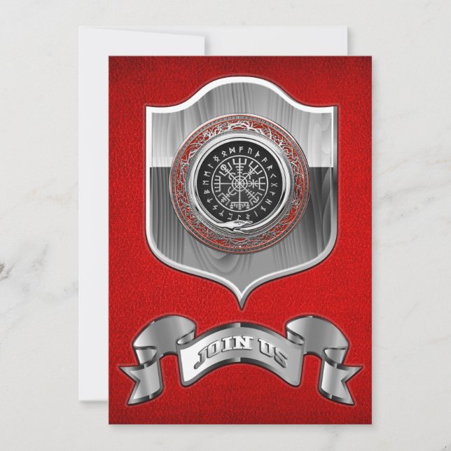 [100] Vegvisir - Viking Silver Magic Runass (Voorkant)