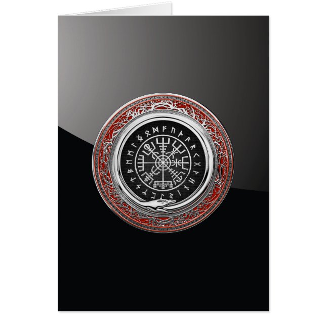 [100] Vegvisir - Viking Silver Magic Runass (Voorkant)