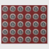 [100] Vegvisir - Viking Silver Magic Runass Cadeaupapier (Vlak)