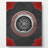 [100] Vegvisir - Viking Silver Magic Runass Fotoplaat (Voorkant)