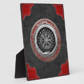 [100] Vegvisir - Viking Silver Magic Runass Fotoplaat (Zijkant)