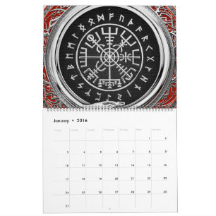 [100] Vegvisir - Viking Silver Magic Runass Kalender