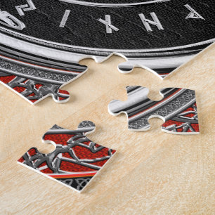 [100] Vegvisir - Viking Silver Magic Runass Legpuzzel