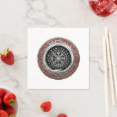 [100] Vegvisir - Viking Silver Magic Runass Servet (Insitu)