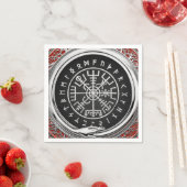 [100] Vegvisir - Viking Silver Magic Runass Servet (Insitu)