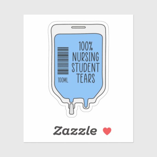 100% verpleegkundigen Studentars Sticker (Vel)
