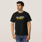 100% Verward. 0% Spijt.” Grappig Meme T-shirt (Voorkant volledig)
