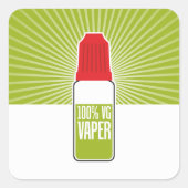 100% VG VIERKANTE STICKER (Voorkant)