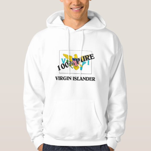 100 % VIRGIN-EILANDER HOODIE (Voorkant)
