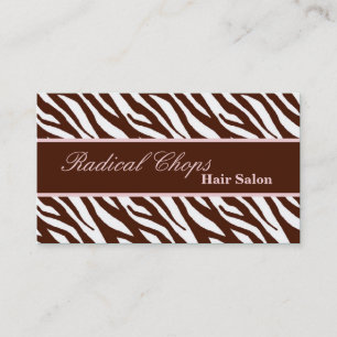 100 Visitekaartje geleend roze zebra Print Pattern
